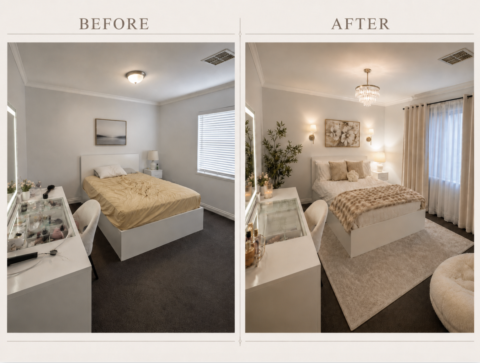 Teen Bedroom - Neutral theme at her request